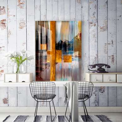 Poster - Luxurious abstract decorative painting, 30 x 45 см, Canvas on frame, Abstract