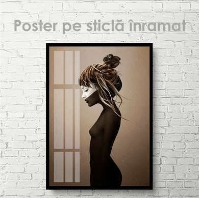 Poster - Recolección, 60 x 90 см, Framed poster on glass