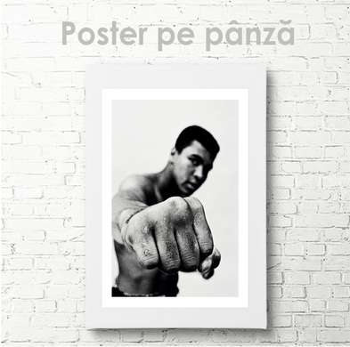 Постер - Спортсмен, 60 x 90 см, Постер на Стекле в раме, Спорт