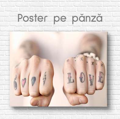 Poster - Puterea dragostei, 45 x 30 см, Panza pe cadru