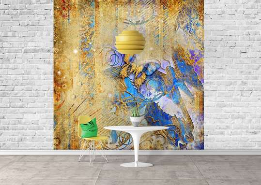 Wall Mural - Golden butterflies