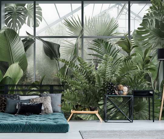 Wall Mural - Botanical plants in the garden