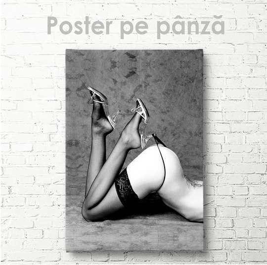 Poster - Domnișoara în colanți, 30 x 45 см, Panza pe cadru