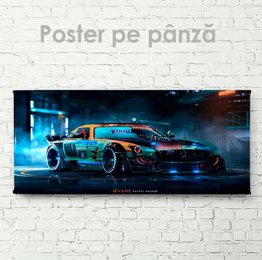 Poster - Mercedes Art, 60 x 30 см, Canvas on frame