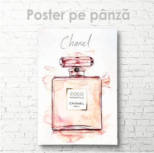 Poster - Parfum Chanel, 30 x 45 см, Panza pe cadru