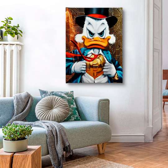 Poster, Donald Duck, 30 x 45 см, Panza pe cadru