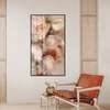 Poster - Beige roses, 30 x 60 см, Framed poster, Flowers