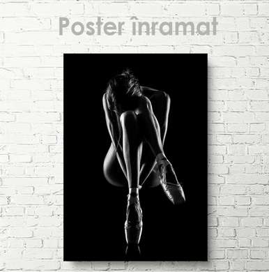 Poster - Siluetă feminină 12, 30 x 45 см, Panza pe cadru, Nude