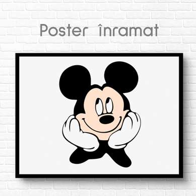 Poster - Mouse, 90 x 60 см, Poster inramat pe sticla