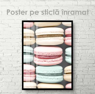 Poster - Macarons, 30 x 45 см, Canvas on frame