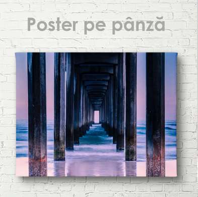 Poster - Path to the sea, 45 x 30 см, Canvas on frame