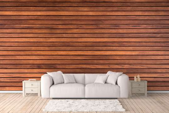 Wall Mural - Brown wood texture