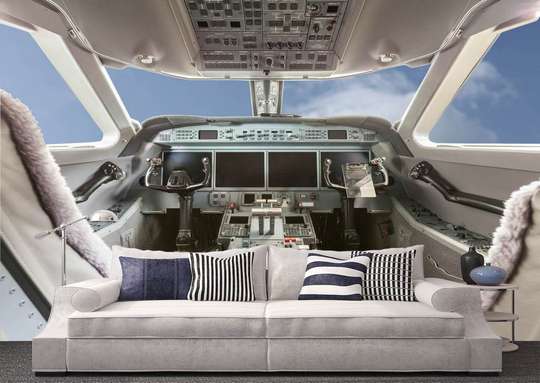 Fototapet - Interiorul avionului