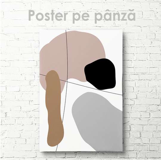 Постер - Абстрактный минимализм, 30 x 45 см, Холст на подрамнике
