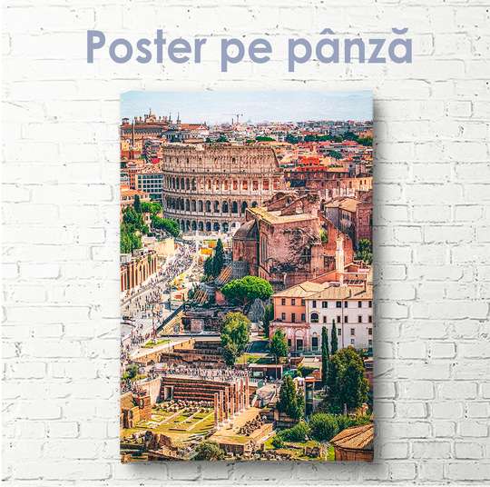 Постер - Итальянские пейзажи, 30 x 45 см, Холст на подрамнике