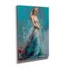 Poster - The girl in an elegant dress, 60 x 90 см, Framed poster on glass, Picturi