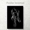 Poster - Female figure 1, 30 x 45 см, Canvas on frame, Nude
