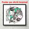 Poster - Mystery, 100 x 100 см, Framed poster, Minimalism