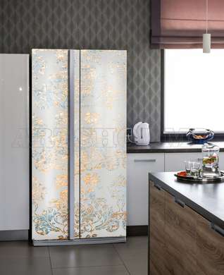 3D door sticker, White texture, 60 x 90cm, Door Sticker