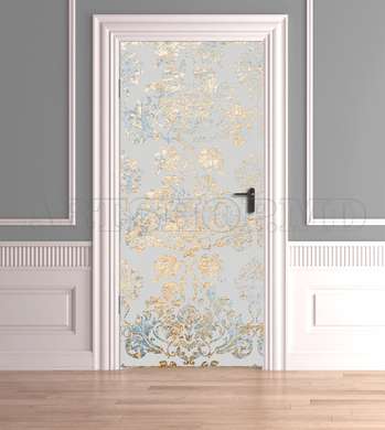 3D door sticker, White texture, 60 x 90cm, Door Sticker