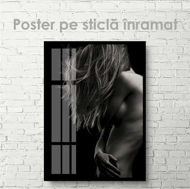 Poster - Curves, 30 x 45 см, Canvas on frame, Nude