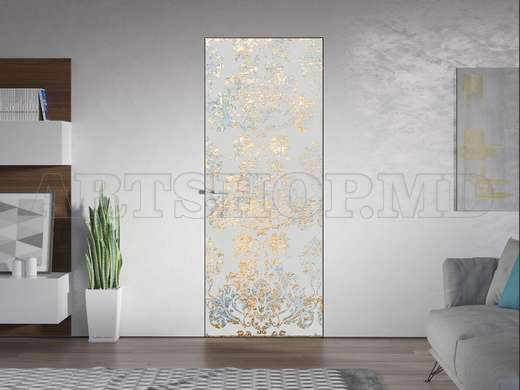 3D door sticker, White texture, 60 x 90cm, Door Sticker