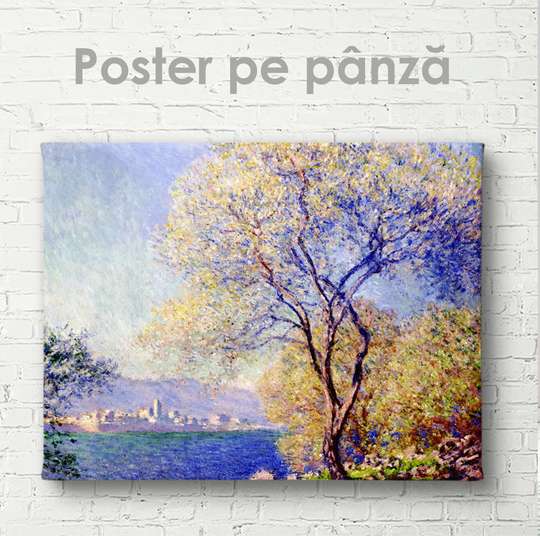 Poster - Lângă lac, 45 x 30 см, Panza pe cadru, Pictura