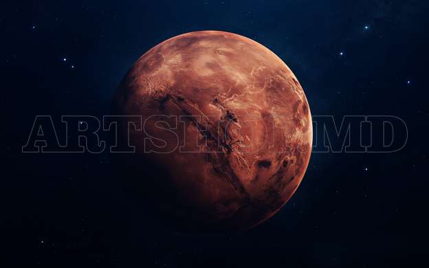 Modular picture, Planet Mars, 108 х 60