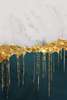 Tablou înramat - Șiruri de aur, 50 x 75 см