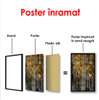 Poster - Zebră plină de farmec, 30 x 45 см, Panza pe cadru, Glamour