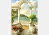 Wall Mural - Arched ocean view.