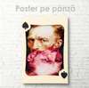 Poster - Game card - Black Pike, 60 x 90 см, Framed poster on glass, Famous People