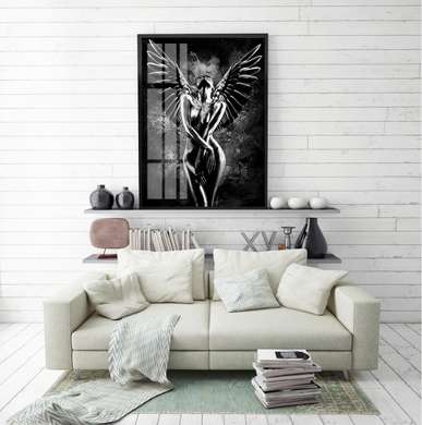 Poster - Feminine angel, 30 x 45 см, Canvas on frame, Nude