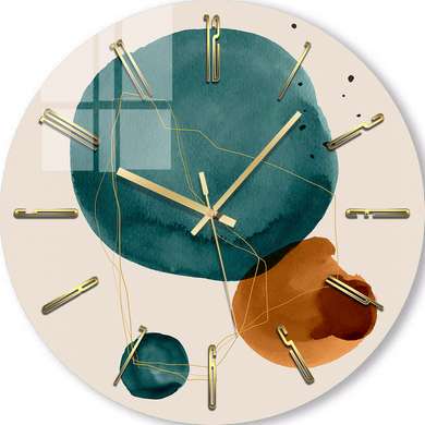 Ceas din sticlă - Minimalismul modern, 40cm