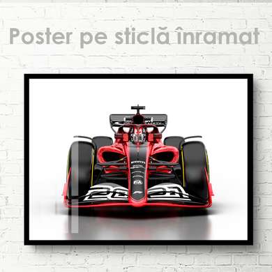 Poster - Formula 1, 90 x 60 см, Framed poster on glass, Transport