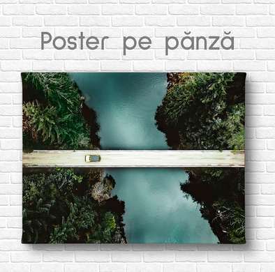 Постер - Дорога, 45 x 30 см, Холст на подрамнике