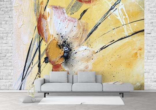 Wall Mural - Yellow explosion