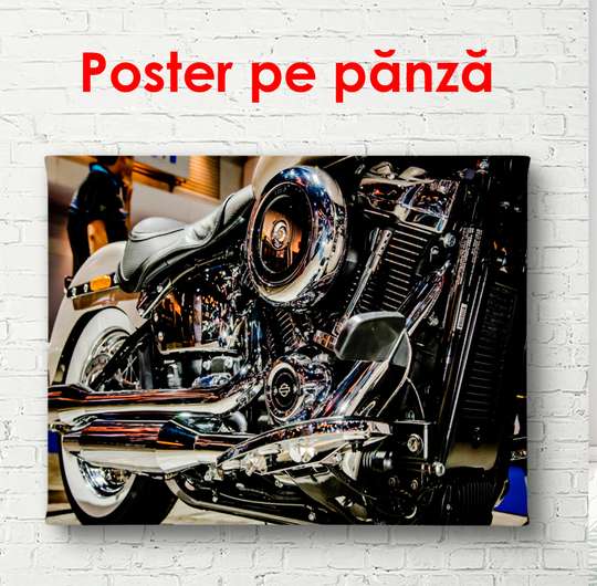 Постер - Мотоцикл, 90 x 60 см, Постер в раме