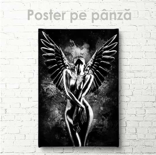 Постер - Женственный ангел, 30 x 45 см, Холст на подрамнике