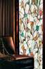 Самоклейка для окон, Декоративный витраж с абстрактными цветами, 60 x 90cm, Transparent