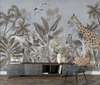 Wall mural - Jungle Safari animals and birds