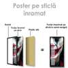 Poster - Joker, 50 x 150 см, Framed poster on glass, Famous People
