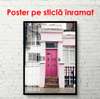 Poster - Pink door, 60 x 90 см, 30 x 60 см, Canvas on frame, Different