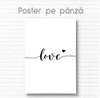Poster - Love, 30 x 45 см, Canvas on frame