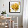 Poster - Bright yellow flower, 40 x 40 см, Canvas on frame, Flowers