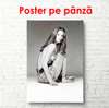 Постер - Юная Кейт Мосс, 60 x 90 см, Постер в раме, Личности