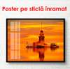 Poster - Building at sunset, 90 x 60 см, Framed poster, Nature