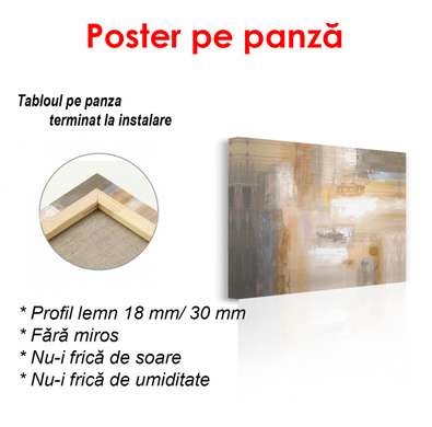 Poster - Textura delicată a lemnului, 90 x 60 см, Poster înrămat, Abstracție