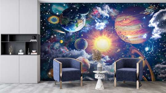 Wall mural - Solar system
