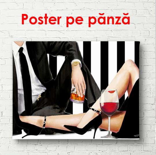 Poster - Intâlnirea, 45 x 30 см, Panza pe cadru
